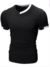 Футболка черная Slim Fit