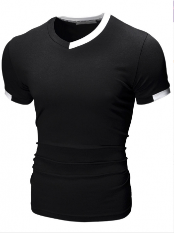 Футболка черная Slim Fit