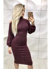 Платье ангора с открытыми плечами