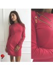 Платье "Flirt" с молниями на рукавах